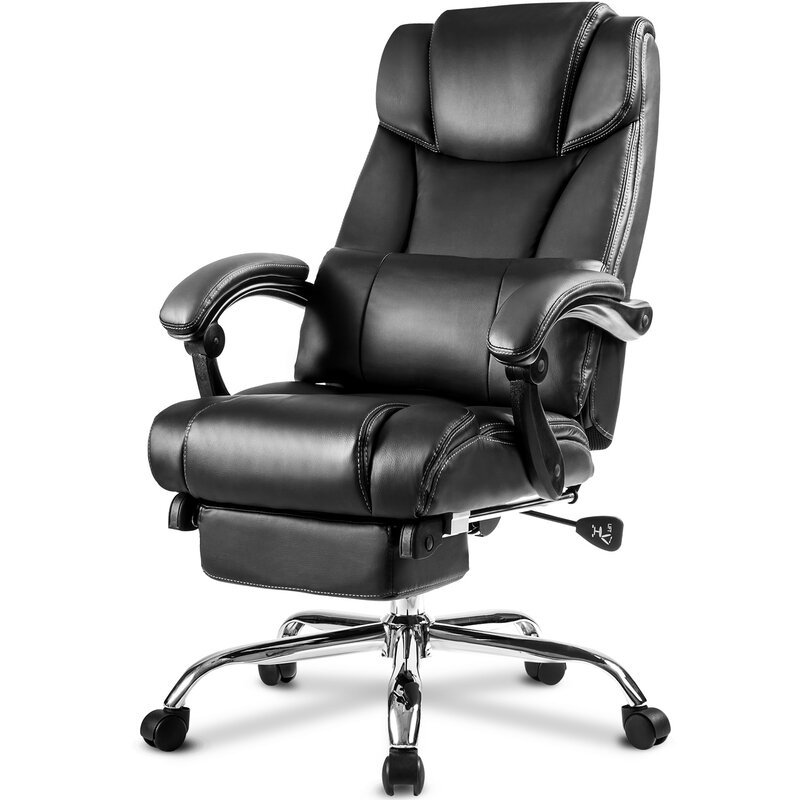 Inbox Zero High Quality Pu Leather Office Chair | Wayfair.ca